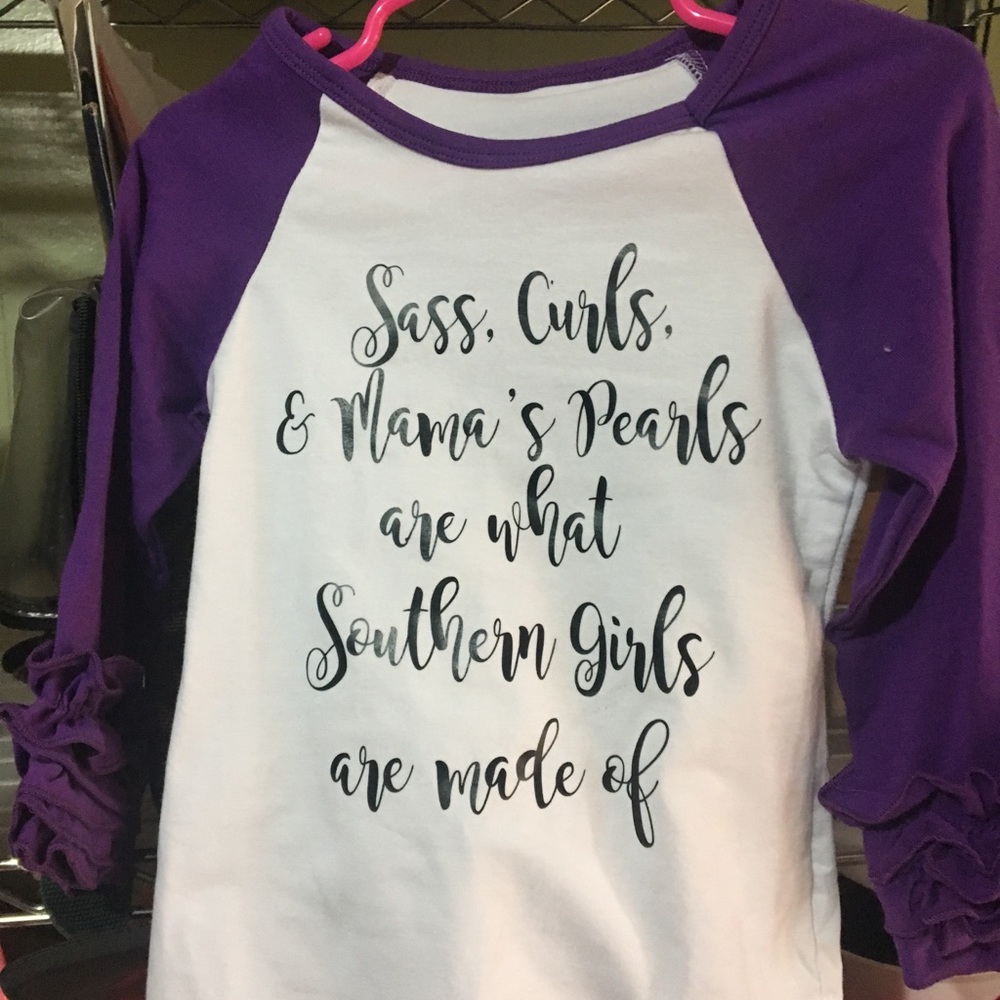 12 Month ruffle shirt